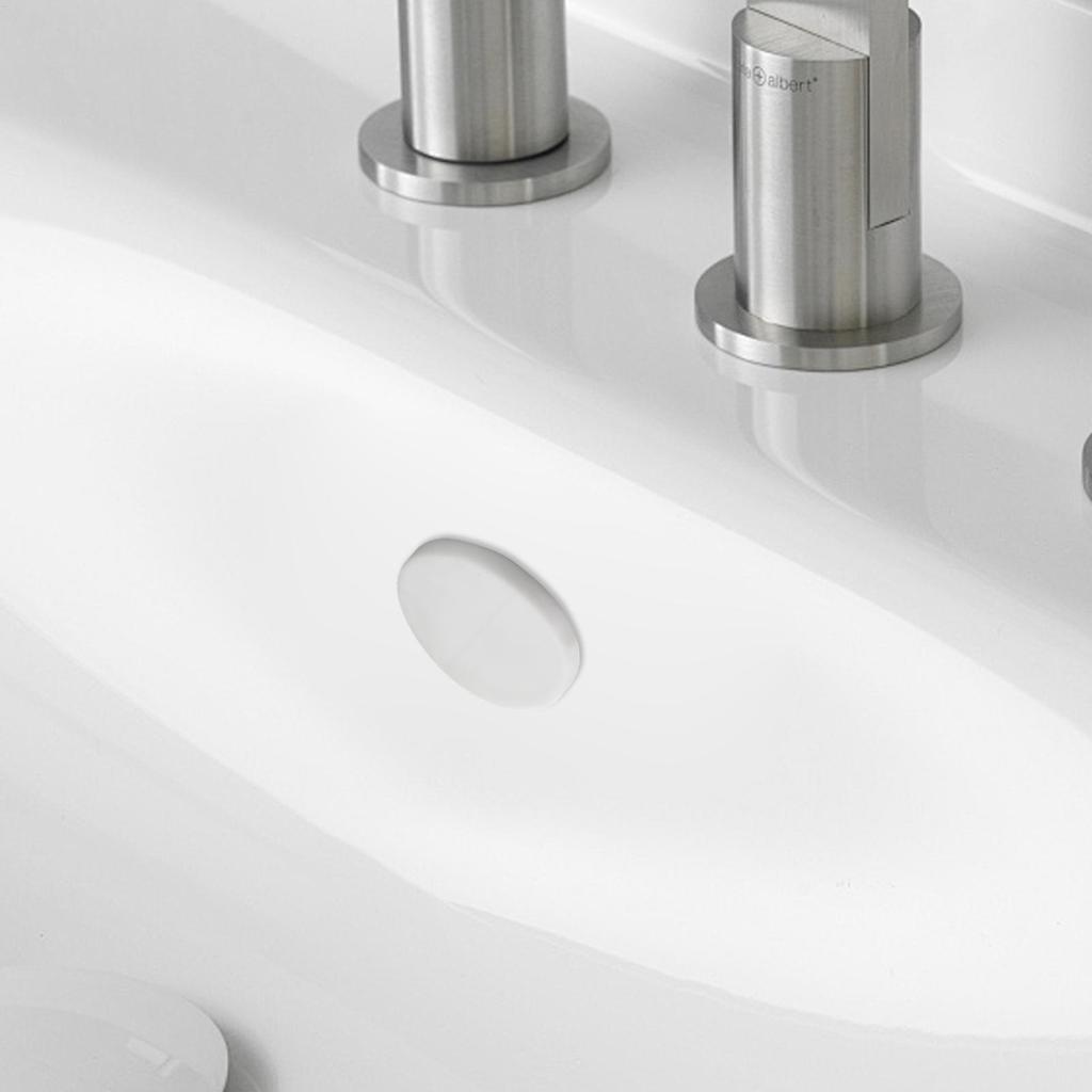 Drain Cap Silicone Long Oval Sink Stopper 5 Pieces Leak-Proof Plug Sealing Gasket For Home Countertop Bathroom Laundry Sink