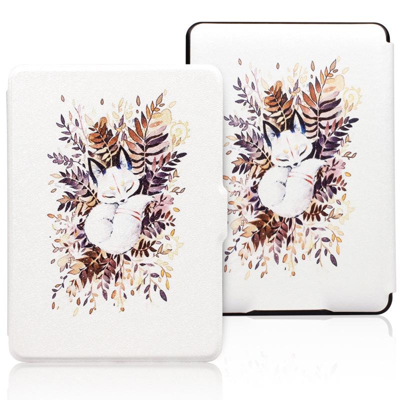 Kindle Paperwhite 32 Painted Slim Leather Protective Cover