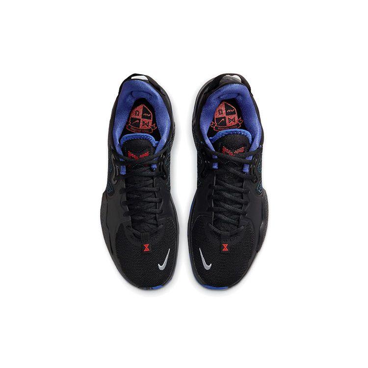 Nike PG 5 EP Clippers Away Men Sneakers Black Lapis Bright-Crimson CW3146-004