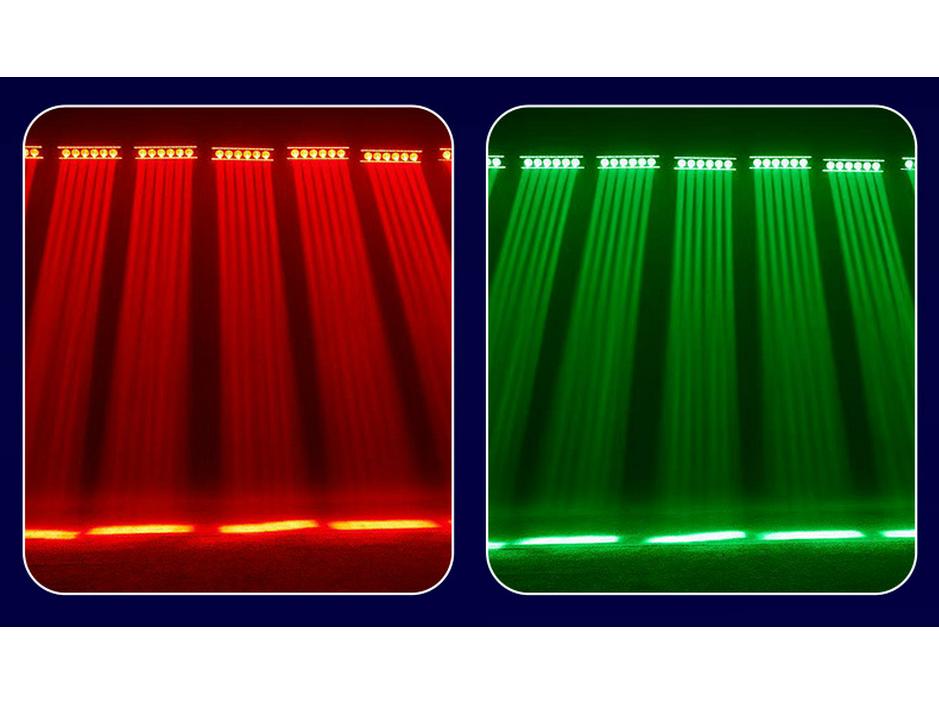 RGBW Wash Light Bar with 6 High-Brightness LEDs for Stage, KTV, Live Rooms & Background Ambiance