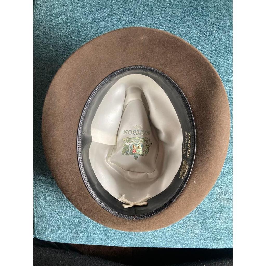 Used Stetson Sovereign Hat Brown Small Size 54-55