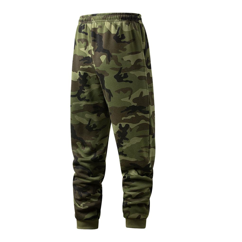 Men's Camouflage Casual Trousers Outdoor Leisure Sports Straight Leg Trousers