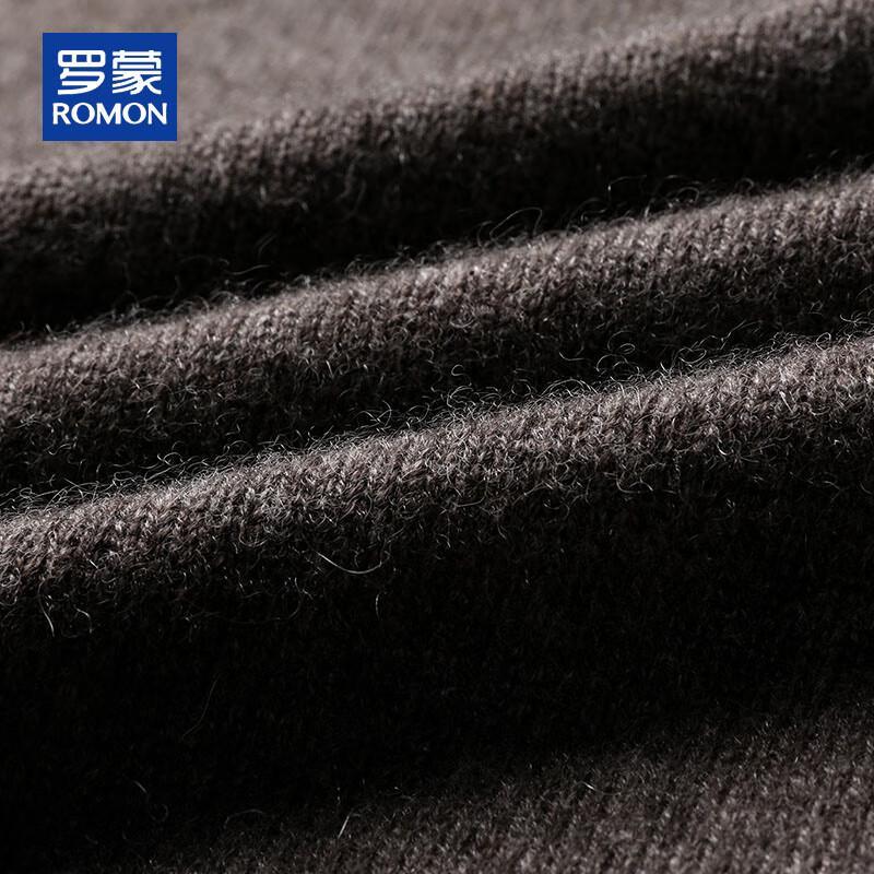 ROMON Men's 100% Pure Cashmere Zipper Cardigan