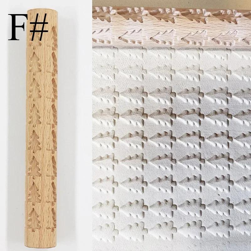 

1 шт. деревянная текстура скалка керамическая керамика художественный тисненый стержень цветочный узор глиняный рулет рельефы DIY глиняный ремесленный инструмент Style 6