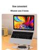 Adjustable Rotatable Metal Laptop Stand with Cooling Riser for Gaming