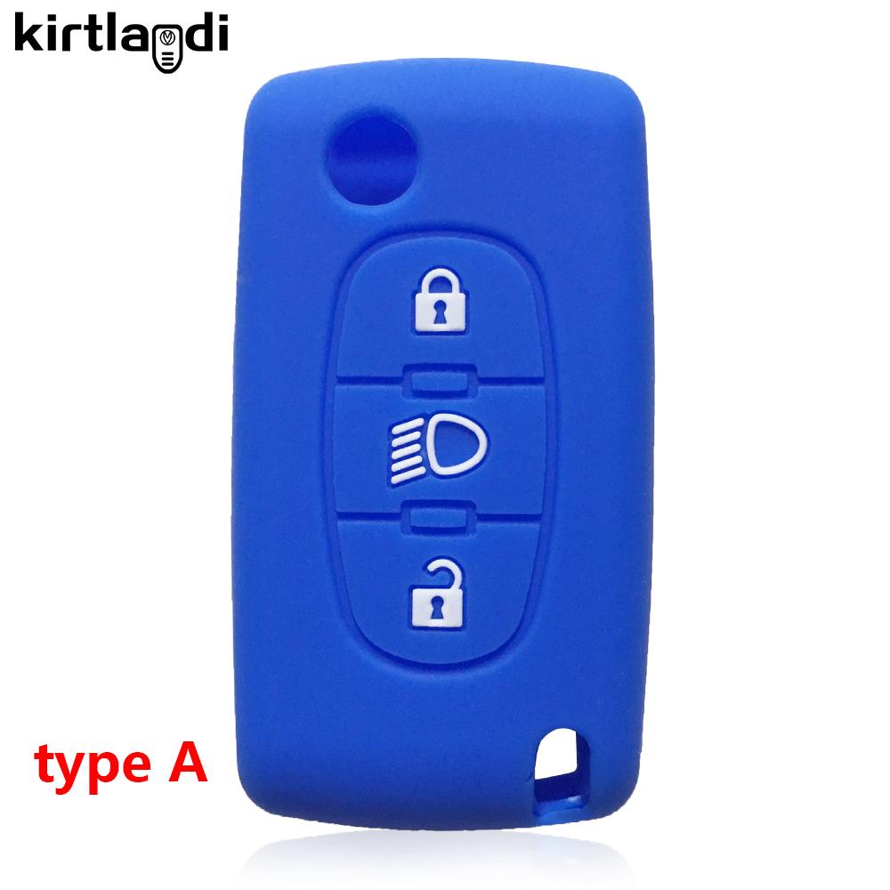 For Fiat Scudo for Opel Combo for Peugeot Rifter 2020 207 208 307 308 407 408 5008 308SW 2008 for Citroen C4 Key Cover Case Skin