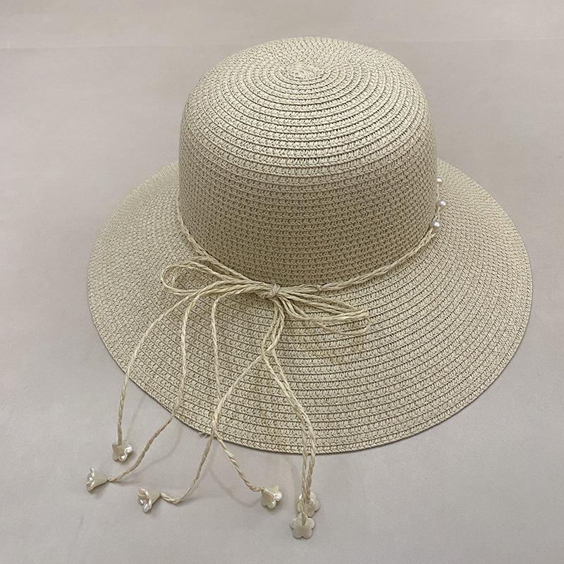 New Grass Hat Women's Summer Vacation Beach Hat Sun Sunshade Hat