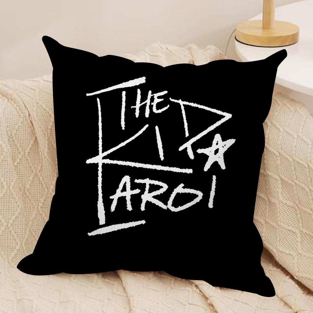 The KKid LLAROI MAYBE Cushion Cover Soft Plush Fabric DoubleSided Printed Cushion Covers for All Seasons Home Decor
