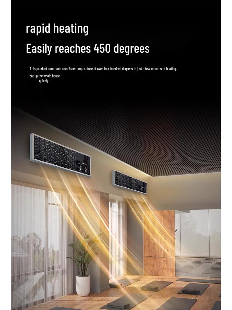 Graphene Infrared Energy-Saving Rapid Heater: Wall/Ceiling-Mounted Smart Commercial & School Use