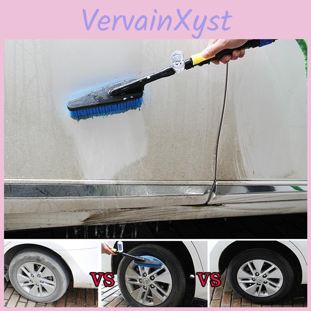 Brush Car Adapter Wash Hose Vehicle Truck Cleaning Water Spray Nozzle Car Care