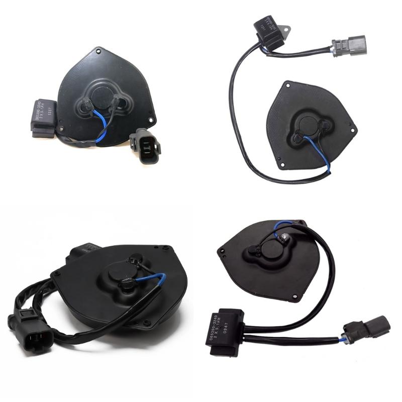 Radiator Cooling Fan Motor Assembly for 38616-PWA-J01 38616-RNA-A01 38616-PWA-A01 611010 065000-3070 12V 2 Pin Connector