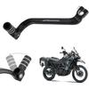 JFG RACING Motorcycle Gear Shifter Shift Lever Folding Tip CNC for KLR 650 KLR650 2021-2023 Black