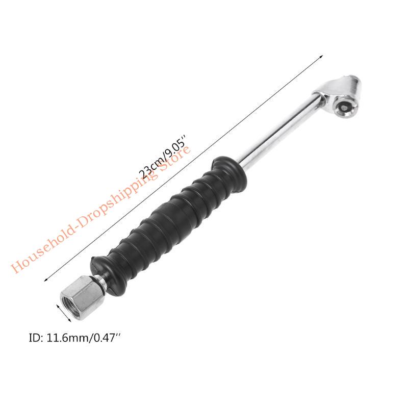 85AD Heavy Duty Dual for Head Tire Chuck Inflator Gauge Compressor Accessories 1/4" F