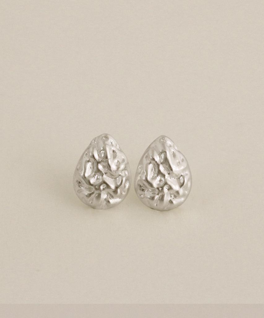 47Bag 925 Silver Heart Teardrop Circle Earrings (3 Types)