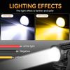 For Auxiliary Spotlight Lamp Truck Moto Accessories Motorcycle LED Headlight Mini Driving Light Universal Dual Color Spotlights