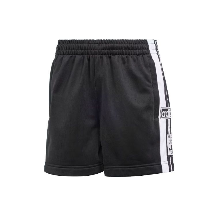 adidas Originals Women s Adibreak Side Snap Sports Casual Shorts Black IU2518 XS