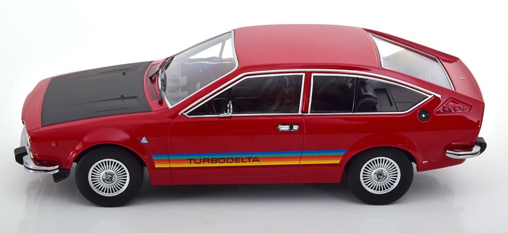 KK-Scale 1/18 Scale Alfa Romeo Alfetta 2000 GTV Turbodelta 1979 Red Diecast Model Car [Parallel Import]