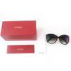 Excellent Cartier Sunglasses Trinity Eyewear Black Silver Gold Women 6268522 Used