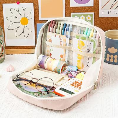 Federmäppchen mit großer Kapazität Kawaii Federmäppchen für Mädchen Niedliche koreanische Schreibwaren Schulsachen Stiftetasche Organizer