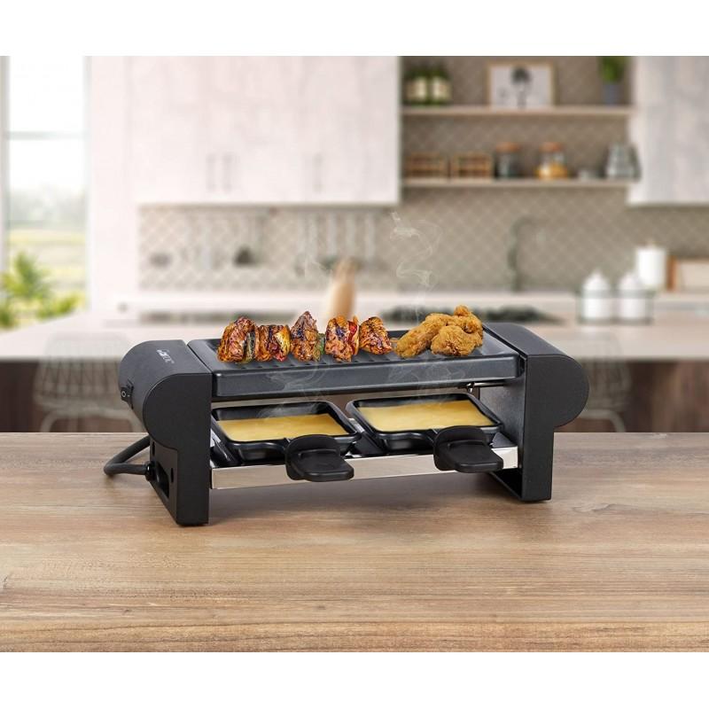Grill-Raclette Für 2 Personen 263694 Clatronic Schwarz