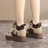 Winter Women's Ankle Boots  Warm Plush Anti Slip Outdoor Snow Boots High Top Platform Simple Warm Student Women's Shoes