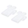 2PCS Shower Frameless Glass Door Hook Acrylic Multifunctional Double Sided Over Door Hanger for