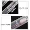 1pc Portable Toothbrush Cover Holder Outdoor Travel Hiking Camping Toothbrush Cap Case Protect Storage Transparent Box