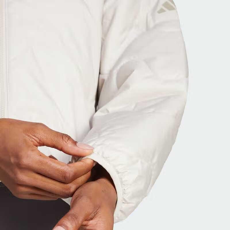 New Adidas Puffer Jacket Women's Miracle Bauxite Brown JD1099