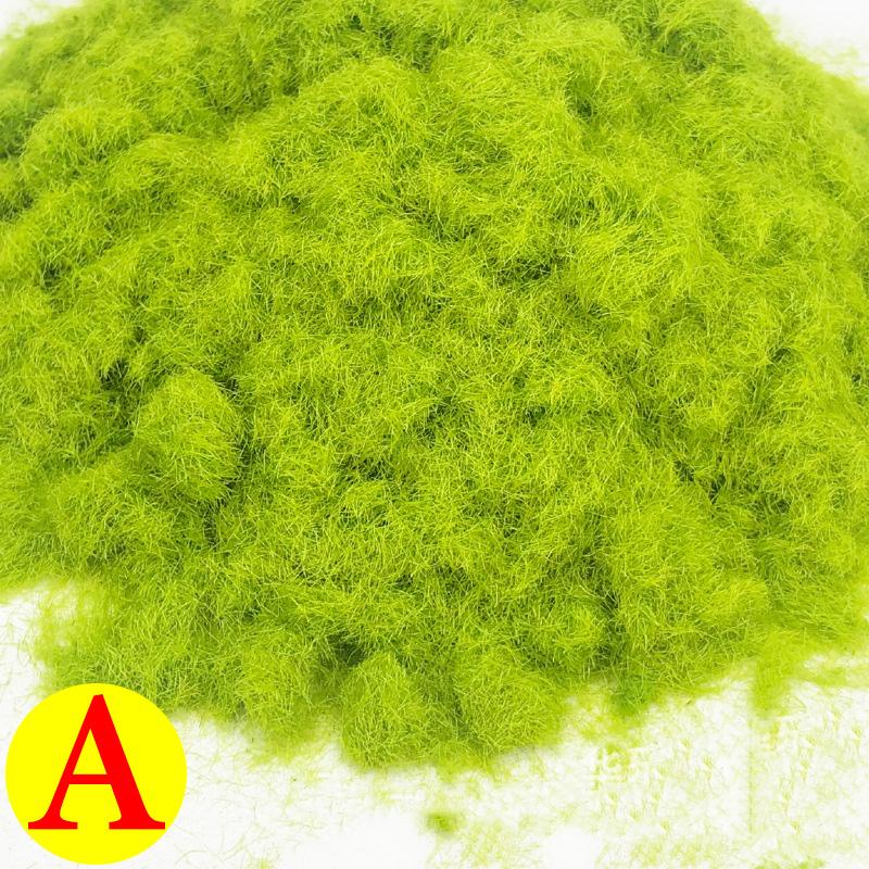 Artificial Long Static Grass Powder for Bonsai Architectural Sand Table Landscape Decorations Fake Garden Green Moss Wholesal 60g