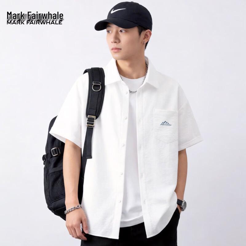 Mark Fairwhale Men's Ice Silk Cooling Short Sleeve Shirt