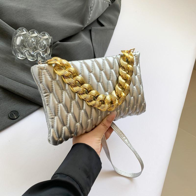 Trendy Womens Small Square Shoulder Bag With Unique Personality And Modern Appeal