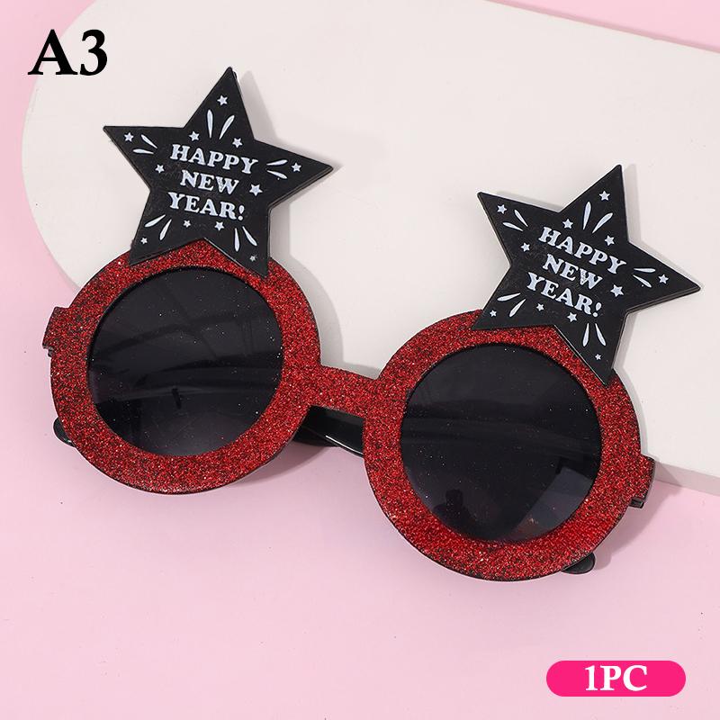 2026  Year Glasses Funny Glasses Eve Party Decoration Po Booth Prop Pc Sunglasses Christmas Supplies 1/3/4Pcs