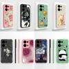 For Oppo Reno 13 Pro Phone Case Cute Cat Panda Soft Liquid Silicone Full Coverage Anti Drop Phone Back Cover For Oppo Reno13 5G