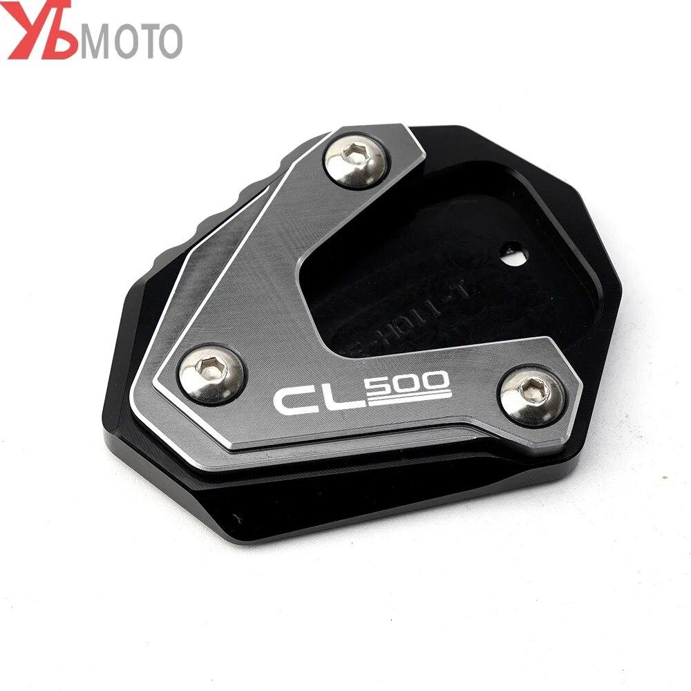 For HONDA CL500 CL250 CL300 CL 250 300 500 2023 Accessories Motorcycle Aluminum Side Stand Extension Kickstand Enlarge Pad