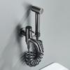 High Pressure Non Electric Eco-Friendly Easy Installation Modern Brass Wall-Mounted Bathroom Shower Bidet Toilet Dual
