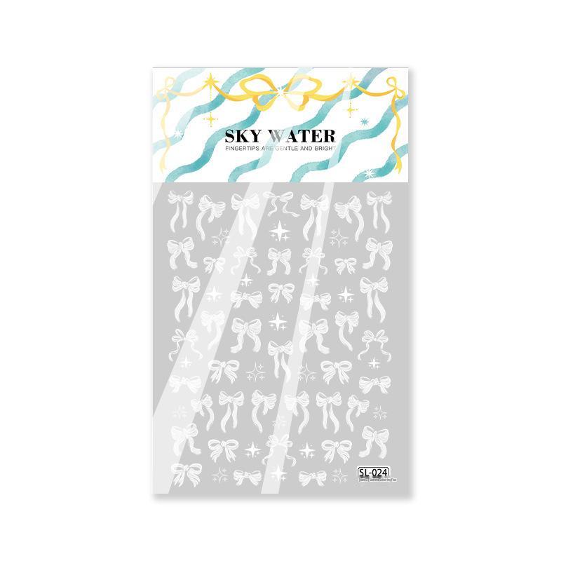 SKY Nail Stickers - Sweet Fairy Ribbon & Laser Bow Decor