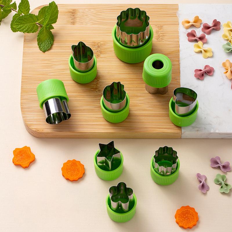Stainless Steel Vegetable And Fruit Shaping Cutting Mold, Fruit Salad Making Cutter, Vegetable And Fruit Embossi