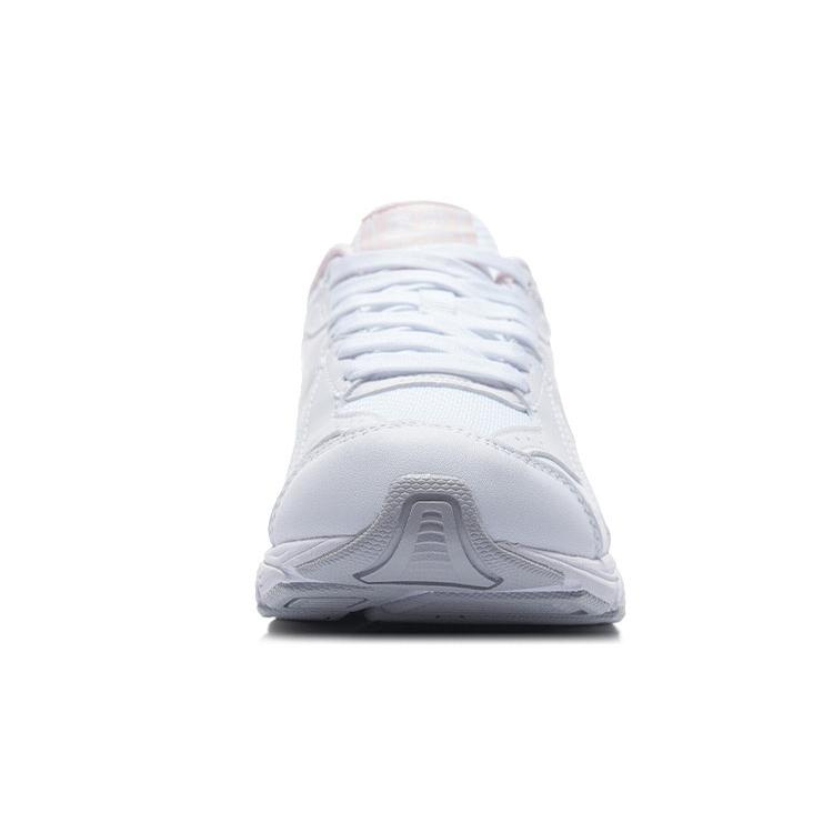 New LiNing Cushioning Anti Slip And Wear Resistant Low Top Running Shoes Women's White Red ARHR192-2