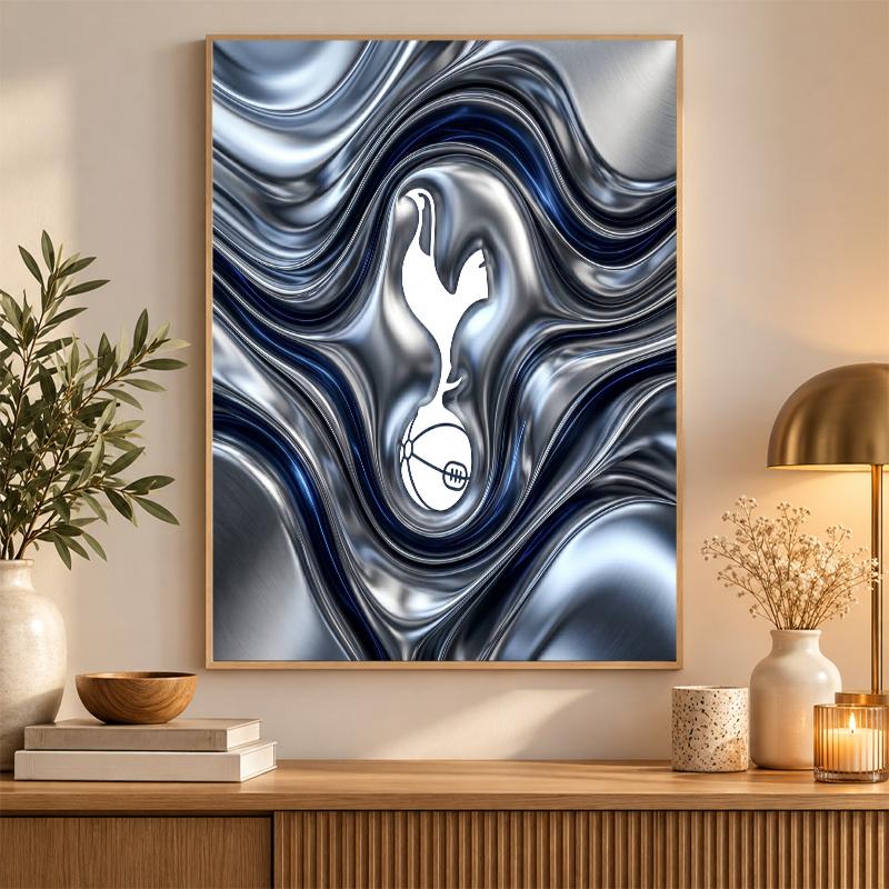 Tottenham Hotspur Diamond Painting Kit 5D Full Drill DIY Diamond Mosaic Wall Art Home Decor
