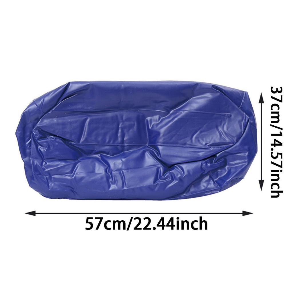 Coussin de siège de kayak de remplacement Gonflable PVC Épaissi Coussin de bateau Antidérapant Support pour le camping et l'extérieur