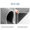 Long Rug Next To The Bathtub Chenille Woven Bath Mats Shower Room Water-absorbent Non-slip Foot Mat Bathroom Carpet