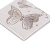 Portable Double-Sided Folding Makeup Mirror Butterfly Square Magnifying Mirror Pocket Compact Vanity Handheld Mirror
