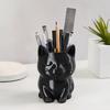 Cat Pen Holder, Cute Kitty Desk Organizer for Stationery Storage, Large Capacity Pencil Stand for Office Home, Creative Storage Box Gift