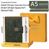 A5 Custom Strap Diary Notebook with Logo in Gift Box