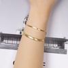 2/3/4/5MM Edelstahl Armband Für Damen Herren Goldfarbe Schlangenkette Armreif Mit Verlängerungskette Wasserdicht Party Schmuck Geschenk