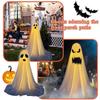 Festival Lighted Ghost Sculpture Light Up Ghost Decor Garden Patio Yard Decor