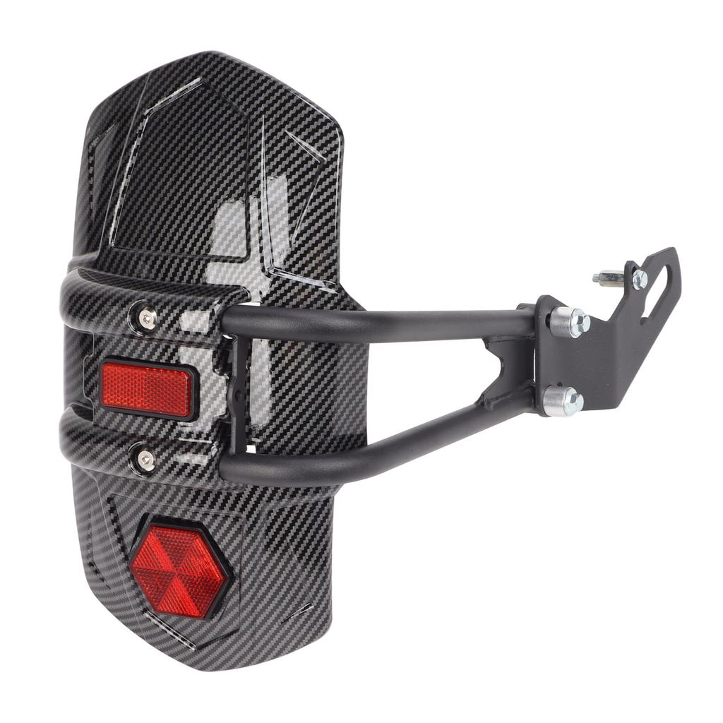 Motorcycle Rear Wheel Mudguard Carbon Fibre Style Splash Guard Universal Motorbike Refitting