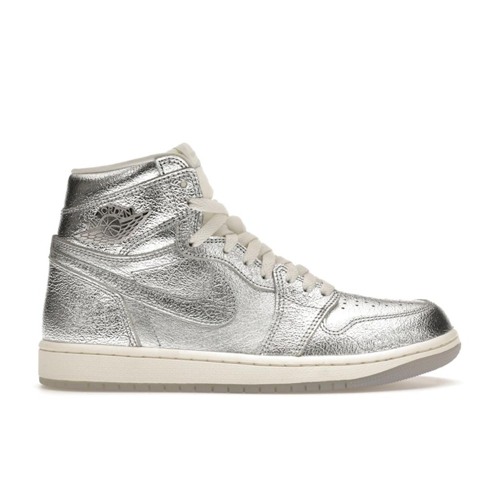 Air Jordan 1 Retro High OG Chrome Women Sneakers Silver Metallic-Silver Photon-Dust FN7249-001
