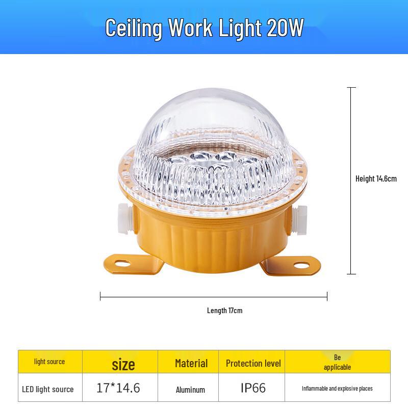 UOSU Industrial Explosion-Proof LED Ceiling Light