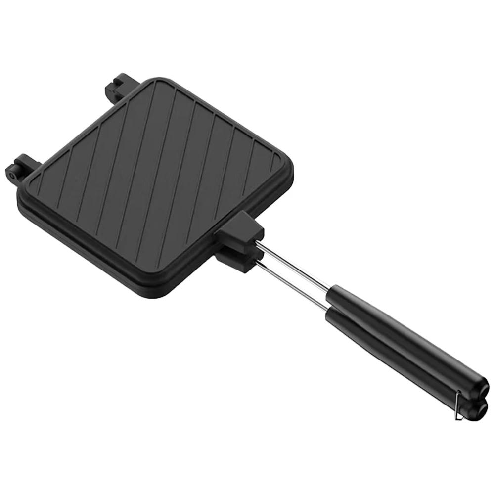 Double-Sided Sandwich Fry Pan Non-Stick Kitchen Toast Omelets Baking Tray High Temperature Resistant Applicable Gas Cooker